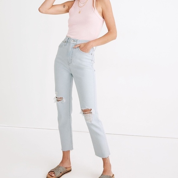 Madewell The Mom Jean Harman Wash - 24 - Picture 4 of 9